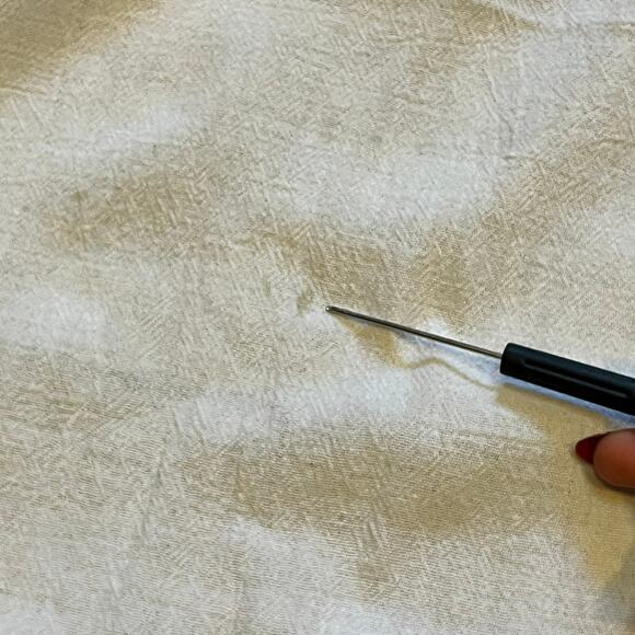 Handmade Patchwork Tea Towels Snail Pinwheel Applique Oversized Cotton Set 2 - Picture 8 of 11